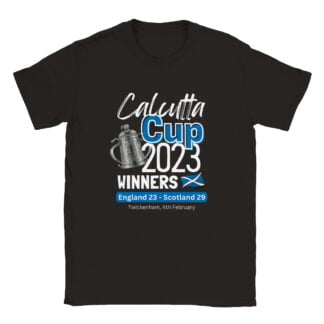 Scotland Calcutta Cup 2023 T Shirt Black