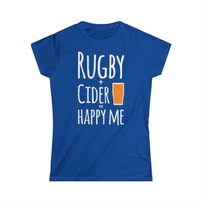 Rugby + Cider - Fitted Tee - Image 3